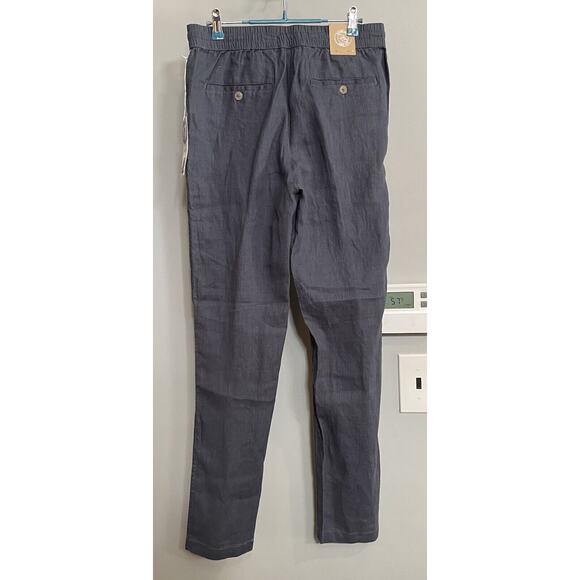 Panama Jack Pants Linen Original Collection Chino Beach Camp Small New - Picture 2 of 10